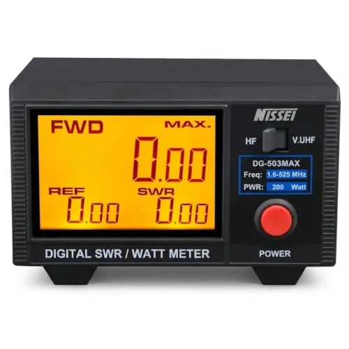 Nissei DG-503 MAX Digitales SWR- und Leistungsmessgerät