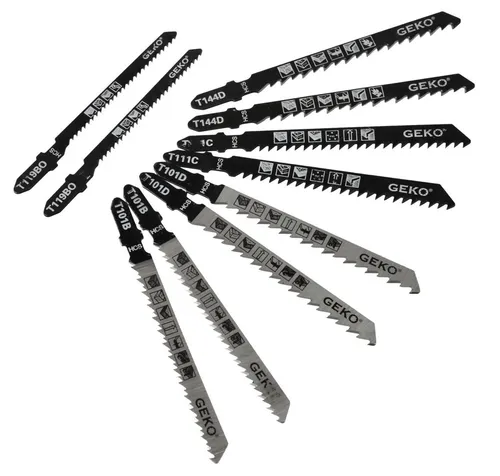 10x Stichsägeblätter Stichsägeblatt T-Schaft Stichsäge Holz PVC Sägeblätter