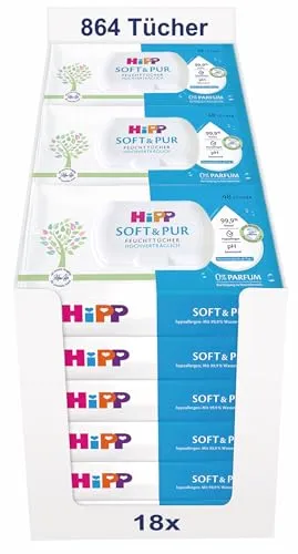 HIPP Babysanft Tücher Soft Pur