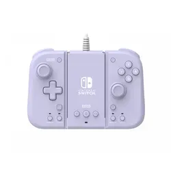 Hori Split Pad Compact Attachment Set - Lavendel NSW-428U - Controller für Nintendo Switch, bietet robustes Design mit analogen Joysticks, D-Pad und Turbo-Funktion für vielseitiges Gaming unterwegs und zu Hause.