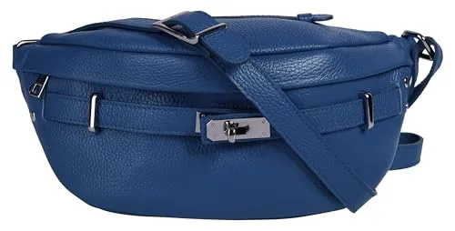 Samantha Look Gürteltasche Echt Leder Damen | Made in Italy - Gürteltaschen aus 100% italienischem Rindleder, vereinen stilvolles Clean Chic Design mit praktischen Tragemöglichkeiten für jeden Anlass.
