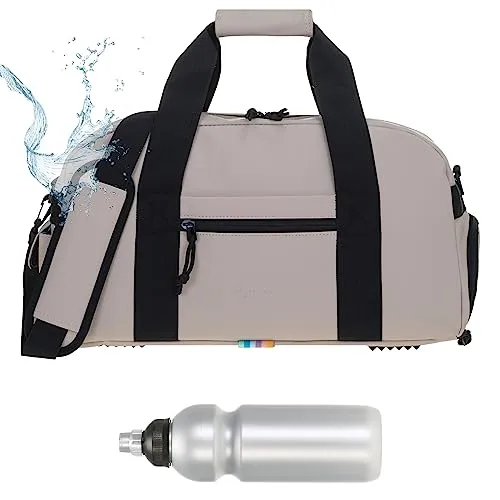 Sporttasche Hydro Gym Bag 46 cm mit Trinkflasche – Wasserabweisend und Praktisch - Die wasserabweisende Sporttasche aus Plane schützt Dein Equipment optimal. Mit separatem Schuh- und Nassfach, luftdurchlässig und hygienisch. Inkl. Trinkflasche – ideal für Sport und Reisen!