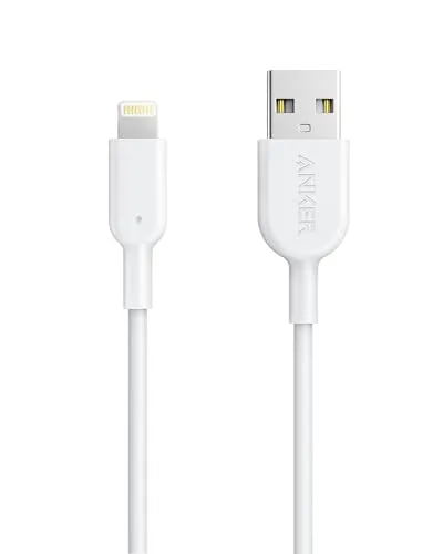 Produktbild Anker iPhone Ladekabel Powerline II iPhone Kabel 0,9m Lightning Kabel, für iPhone 14/13 / 12/11 / X/XS/XR/SE / 8 Plus / 7/6 und mehr (Weiß)