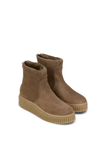 Marc O'Polo Damen Boots aus Veloursleder mit Reißverschluss - Wanderschuhe aus hochwertigem Veloursleder, bequem und stylisch mit praktischem Reißverschluss für einfaches An- und Ausziehen.