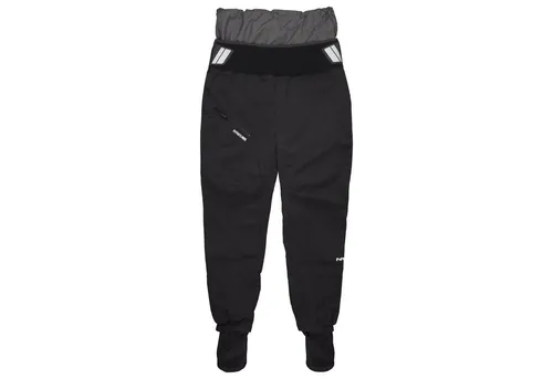 NRS Freefall Trockenhose Schwarz Damen L - Wasserdichte Trockenhose für aktive Wassersportlerinnen. Ideal für Kajakfahren, bietet hervorragenden Schutz und hohen Tragekomfort dank atmungsaktiven Materials und durchdachtem Design.