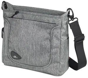 KLICKfix Fahrrad-Lenkertasche Allegra Fashion Grau