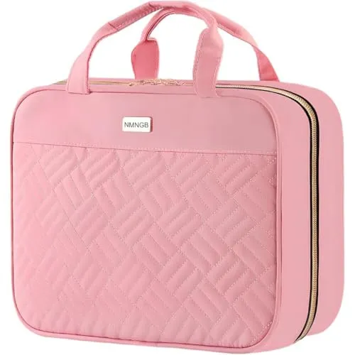 NMNGB Kulturbeutel kulturtasche Damen, Kulturtasche zum Aufhängen, Toiletry Bag Kosmetiktasche Reise Waschtasche Transparent für Makeup & Toilettenartikel im Badezimmer