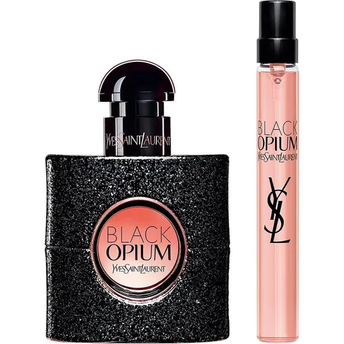 Yves Saint Laurent Black Opium Set 30 ml + 10 ml - Damendüfte, verführerischer Duft mit Noten von Kaffee und Vanille, ideal für die moderne Frau, die einen bleibenden Eindruck hinterlassen möchte.