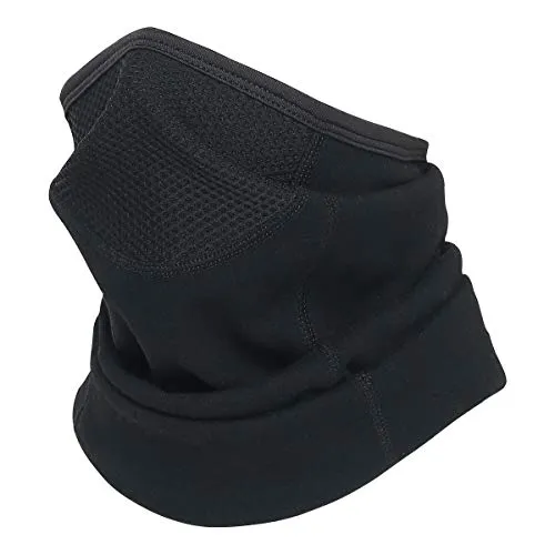 Oscenny Schlauchschal Elastische Bindung für besseren Halt Thermal Locked Breathable Panels Lange Größe für kaltes Wetter Skifahren Radfahren Motorrad Halstuch im Winter