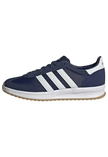 adidas Herren Run 70S 2.0 Schuhe - Dunkelblau/Cloud White, 48 EU - Laufschuhe mit regulärer Passform, Cloudfoam Zwischensohle für ultimativen Komfort und Gummiaußensohle für optimale Traktion.