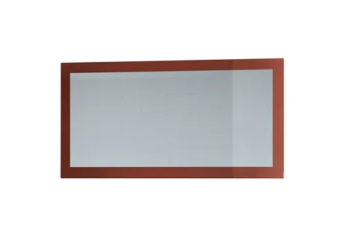 Vladon Wandspiegel Lima V2 - Bordeaux Hochglanz 110 x 52 cm - Moderner Wandspiegel in elegantem Bordeaux Hochglanz, ideal für jeden Raum. Leicht zu montieren und pflegeleicht – ein stilvolles Highlight für Ihr Zuhause!