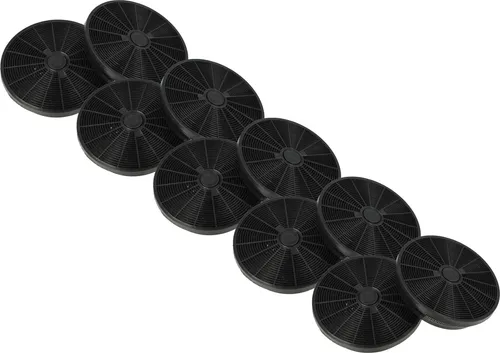 vhbw 10x Aktivkohlefilter Ersatz für Whirlpool 484000008780 für Dunstabzugshaube