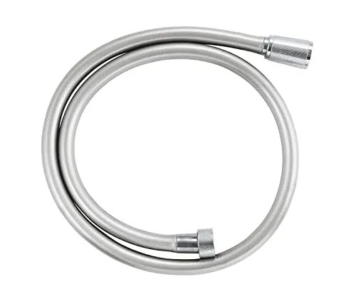 GROHE VitalioFlex Silver - Brauseschlauch 1000 mm - Duschkopfschläuche - hitzebeständig, knickfest und druckbeständig für maximale Langlebigkeit und Flexibilität in Ihrem Badezimmer.