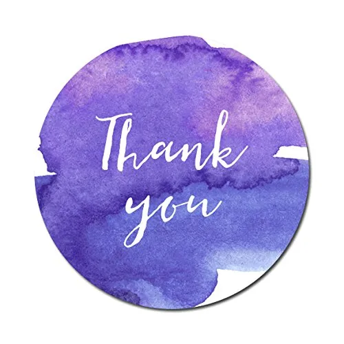 Sticker Thank you, Aufkleber thank you 50