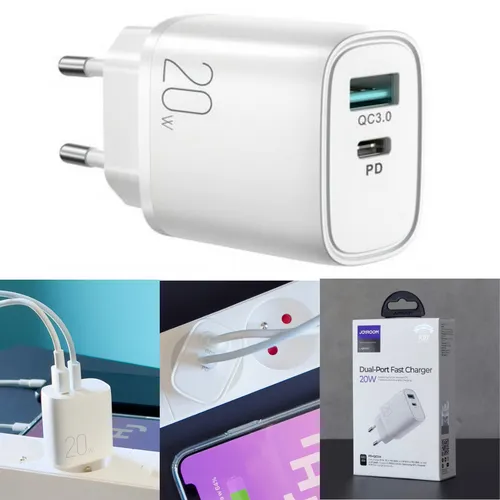 Schnell Ladegerät 20W USB Typ C / USB Wandladegerät Quick Charge QC 3.0 PD