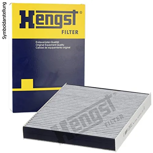 Innenraumfilter Pollenfilter für Innenraumluft HENGST FILTER (E3907LC)