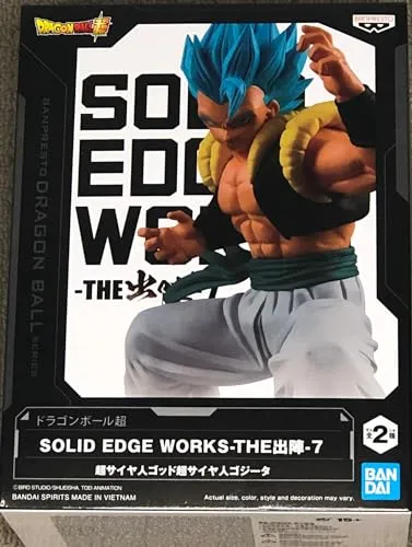 Dragon Ball Z Solid Edge Works PVC Statue Super Saiyan God Super Saiyan Gogeta 13 cm - Spielfigur von Banpresto - Detailreiche PVC Statue aus der Solid Edge Works Reihe, perfekt für Sammler und Fans ab 15 Jahren.