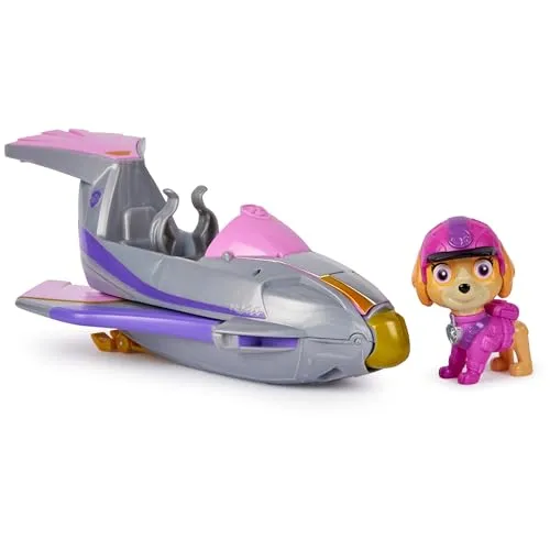PAW PATROL Jungle Pups – Falken-Fahrzeug mit Skye-Figur (Basis Fahrzeug), Spielzeug für Kinder ab 3 Jahren