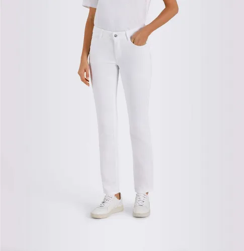 MAC 5-Pocket-Jeans - Bequeme Hyperstretch Denim - Jeans mit Straight Fit für feminine Silhouette, innovativer Hyperstretch Denim für höchsten Komfort und shaping Effekt. Nachhaltig aus Reused Cotton und Recycled Polyester.