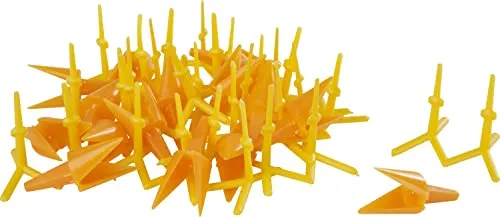 VBS 32er-Pack Hühnerschnabel und Hühnerfüße Hartplastik Frühlingsdeko Osterzeit Küken