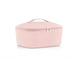 reisenthel coolerbag M pocket Twist Blush Rosa - Kühlboxen & Kühltaschen, ideal für Medikamente und Snacks, bleibt kühl und frisch dank hochwertigem Thermo-Innenfutter aus recycelten PET-Flaschen.