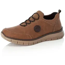 Rieker Herren Halbschuhe Slipper Sneaker B5672 - Bequemer Slipper in Braun, Größe: 44 EU - Herren-Slipper mit weicher Textil-Innensohle und flexibler Synthetiklaufsohle für optimalen Tragekomfort. Ideal für den Alltag und stylisch kombinierbar.