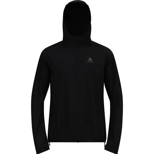 Odlo X-alp Waterproof Jacke - Schwarz (15001) XL - Funktionsjacken für Herren, wasserdicht mit 10.000 mm Wassersäule, ideal für Laufen und Outdoor-Aktivitäten, aus recycelten Materialien für nachhaltigen Komfort.