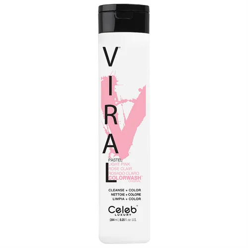 Viral Colorwash Pastel Light Pink 244ml in pink von Celeb