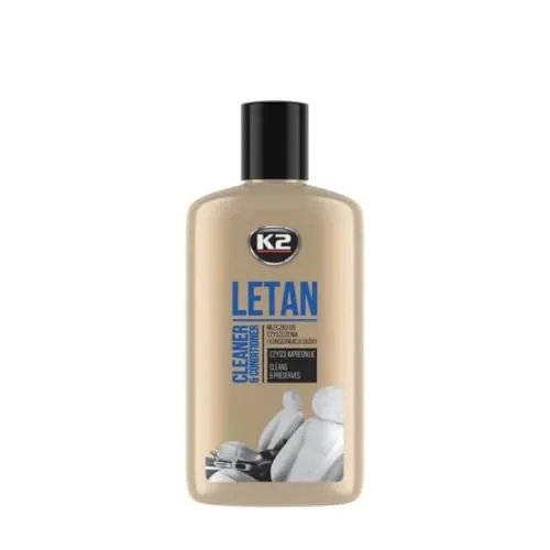K2 Letan Lederpflege Auto, Reiniger und Balsam, Pflege Lotion mit angenehmen Geruch, 200ml