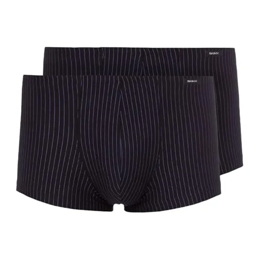 Skiny Boxershorts (2-St) - Komfort im Doppelpack - Boxershorts im praktischen Doppelpack, aus weicher Baumwolle mit Elasthan für perfekten Sitz und hohen Tragekomfort. Ideal für den Alltag und vielseitig kombinierbar.