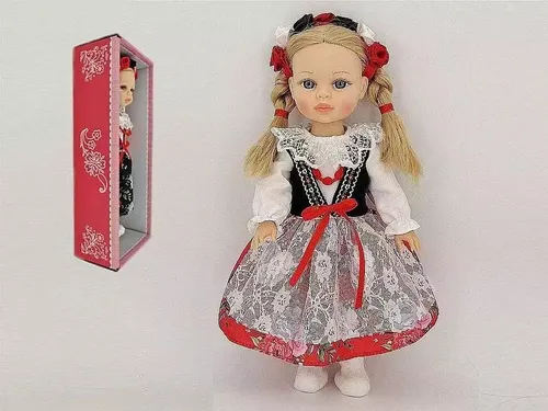 Lalka w stroju ludowym 38cm Adar