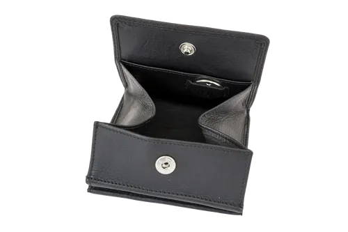 LEAS Wiener Schachtel - Echt-Leder Herren-Geldbörse mit RFID Schutz - Edle Herren-Geldbörse aus handgefertigtem Rind-Leder mit praktischem Kleingeldfach und RFID-Schutz gegen Datendiebstahl. Perfekt für den Alltag und große Geldmengen.