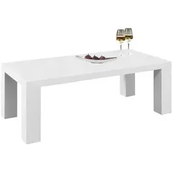 Stylischer SalesFever Couchtisch 120 x 60 x 40 cm in weiß von SalesFever