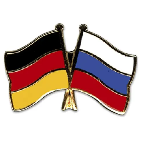 Freundschaftspin Deutschland-Russland von Everflag