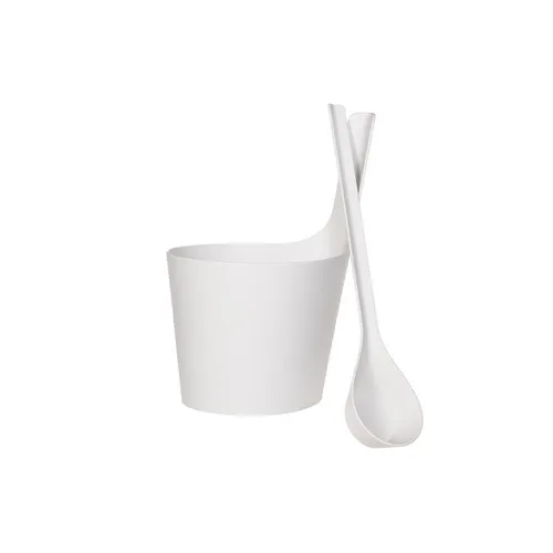 Rento Pisara Eimer Und Schöpflöffel, Bio Set - Weiß