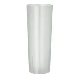 Papstar Longdrinkbecher, transluzent, unzerbrechlich 16503 , 1 Packung = 10 Stück, Füllmenge: 0,3 l