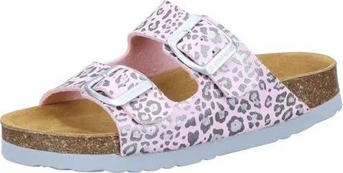 Dr. Brinkmann BONILLO KIDS Pantoletten 32 EU - Bequeme Schlupfschuhe für Mädchen, ergonomisches gepolstertes Naturform-Fußbett und leichte Zellsohle für optimalen Tragekomfort.
