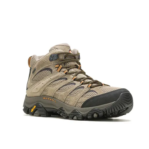 Merrell Herren Moab 3 Mid GTX Wanderstiefel - Pecan, 41.5 EU - Wanderschuhe von Merrell mit GTX-Technologie für optimalen Wetterschutz und Komfort, ideal für anspruchsvolle Wanderungen.