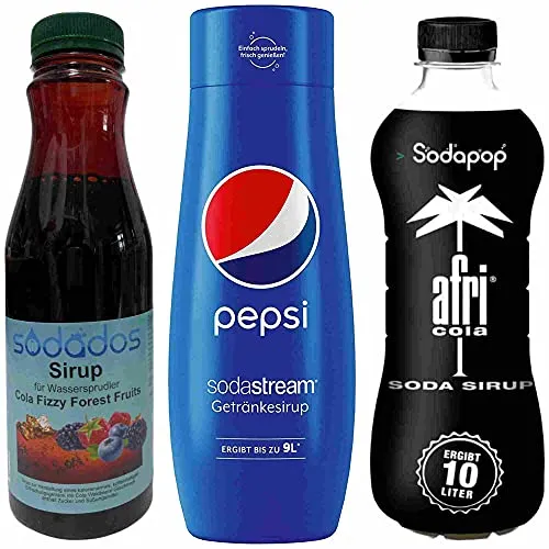 Cola Sirup Testpaket 1 für Wasserprudler