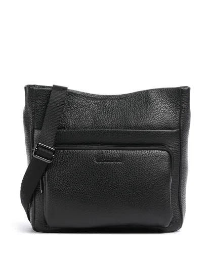 Mandarina Duck Damen Mellow Leather Crossover, Schwarz - Hochwertige Umhängetasche aus italienischem Leder, nachhaltig verarbeitet, mit verstellbarem Riemen und praktischen Innentaschen für optimalen Stauraum.