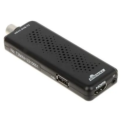 Hd-digitaltuner DVB-T/DVB-T2 T2-mini H.265/HEVC