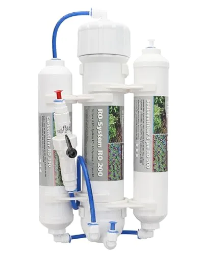 Dupla Osmoseanlage RO 200 I Umkehrosmoseanlage - Wasseraufbereitung für Aquarien, erzeugt klares und schadstofffreies Wasser mit einer Filterleistung von 95-98% für gesunde Aquarienbewohner.