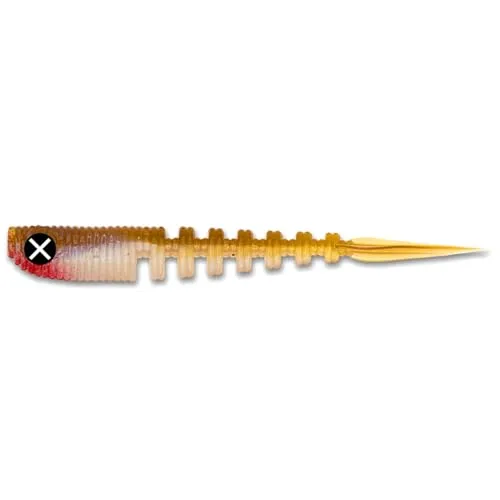 Monkey Lures Shaky Lui - 7,5 cm & 10 cm Gummifisch - No Action Shad, Pintail, Zander Gummifisch, Gummiköder, Softbait, Kunstköder, Honey & Sugar, 7,5 cm