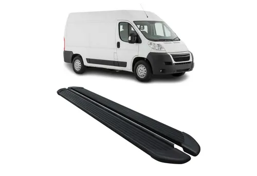 OMAC Kfz-Schmutzfänger Seitenschweller für Citroen Jumper L2 (2006-2025) – Rutschfest & Robust - Hochwertige Aluminium-Trittbretter für Citroen Jumper L2. Schützen Sie Ihre Karosserie und erleichtern Sie das Ein- und Aussteigen – ideal für Familien und ältere Personen. Rutschfestes Design für alle Wetterbedingungen.