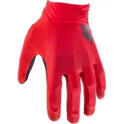 FOX Airline 2023 Motocross Handschuhe, schwarz-rot, Größe L - Motorradhandschuhe mit formgepresster Neopren-Manschette für optimalen Tragekomfort und ultraleichtem Stretch-Nylon für maximale Bewegungsfreiheit.