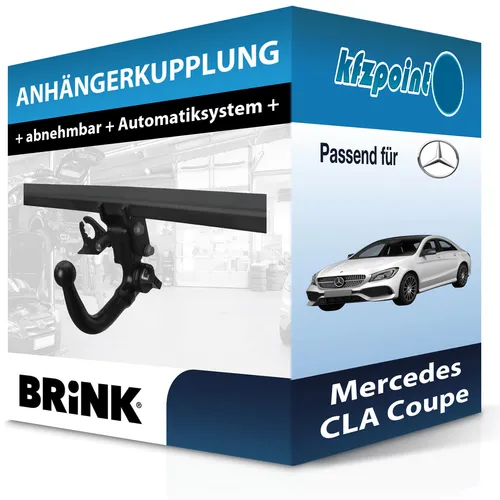 Produktbild BRINK Abnehmbare Anhängekupplung für Mercedes CLA Coupe 2013-2019