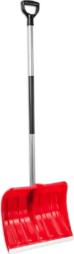 Schneeschaufel mit Aluminium-Stiel und D-Griffen, 44 cm