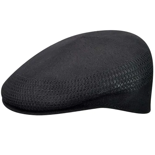 Kangol Schiebermütze Tropic 504 Ventair schwarz M - Stylische Schiebermütze in Schwarz mit atmungsaktivem Innenfutter. Ideal für modebewusste Träger, die Wert auf Komfort und Design legen.
