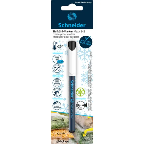 Schneider Maxx 242 Tiefkühlmarker schwarz 1,0 mm (1 x) (72421)
