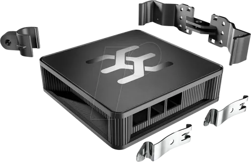 RPI4 UH20-BASE - Modulares Gehäuse für Raspberry Pi 4 - PC-Gehäuse mit flexibler Erweiterbarkeit, ideal für individuelle Projekte und einfache Montage durch Magnethalterung.